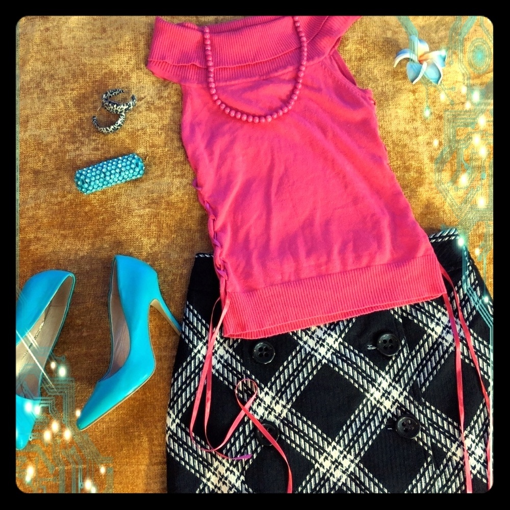 Express Design Studio Mini Skirt 8 - Picture 2 of 7
